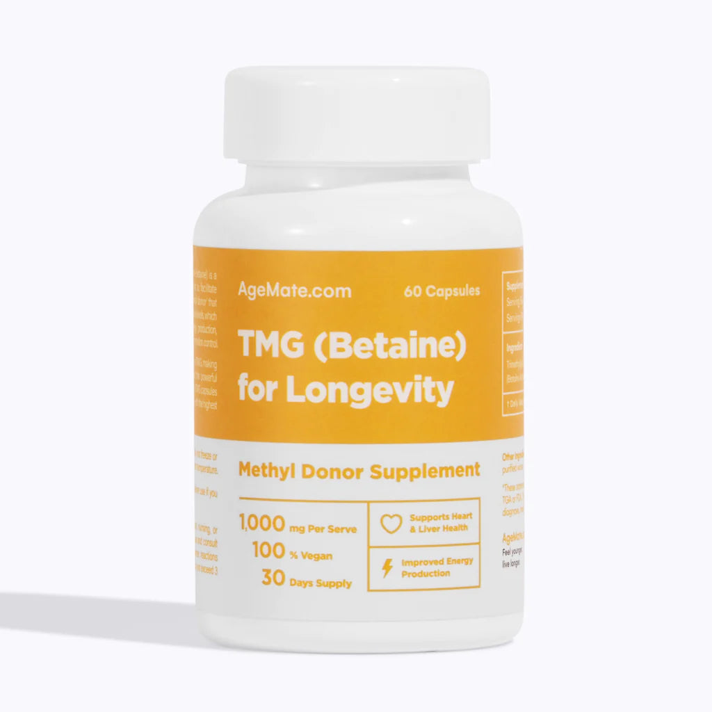 TMG (Betaine) Capsules for Methyl Donation (60 x 500mg)