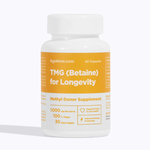 TMG (Betaine) Capsules for Methyl Donation (60 x 500mg)